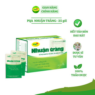 Cốm Nhuận Tràng PQA dùng cho người táo bón lâu ngày- hộp 25 gói