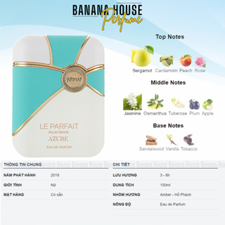 Nước Hoa Nữ Le Parfait Azure Pour Femme EDP Full Size 100ml
