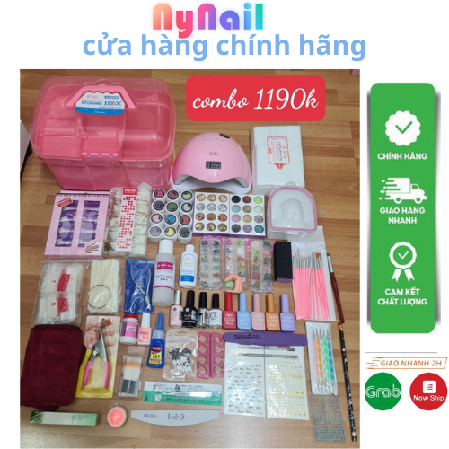 Combo đồ nail ,sét đồ nail Cơ bản Chuyên nghiệp cho Thợ nail thiết kế