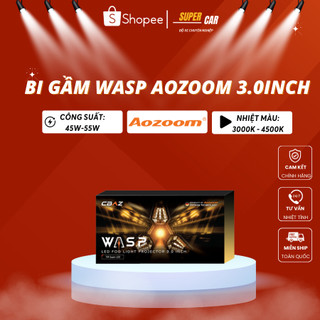 Bi led gầm aozoom wasp fog light 3.0 in cbaz chip tir super led nguồn sáng mạnh mẽ