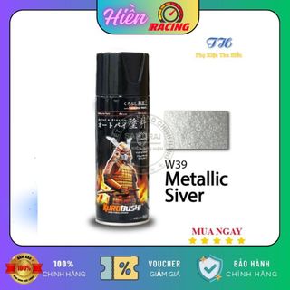 Sơn xit samurai màu bạc kim loại sơn mâm - mã w39