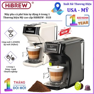 Máy pha cà phê 6 trong 1, Espresso, Viên Nén Nespresso, Nescafe Dolcegusto, Kcup, Túi ESE POD và Trà