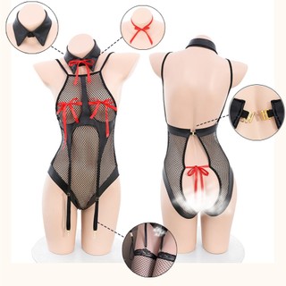 Set Đồ Lót Ren Lưới Kèm Kẹp Vớ Gợi Cảm Cao Cấp
