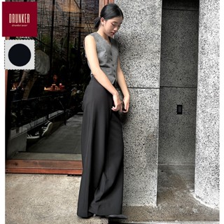 [ỐNG LOE] Soju pants - Quần tây đen nữ ống loe rộng lưng cao siêu dài