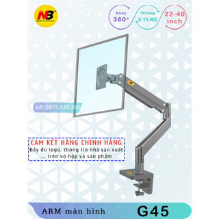G45 F80 Giá Treo Màn hình máy tính/ Tay treo màn hình/ Xoay 360 độ [Màn Hình 22" - 40"] - Bản nâng cấp của F80
