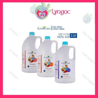 Nước lau sàn hữu cơ Layer Clean - can 5L siêu tiết kiệm