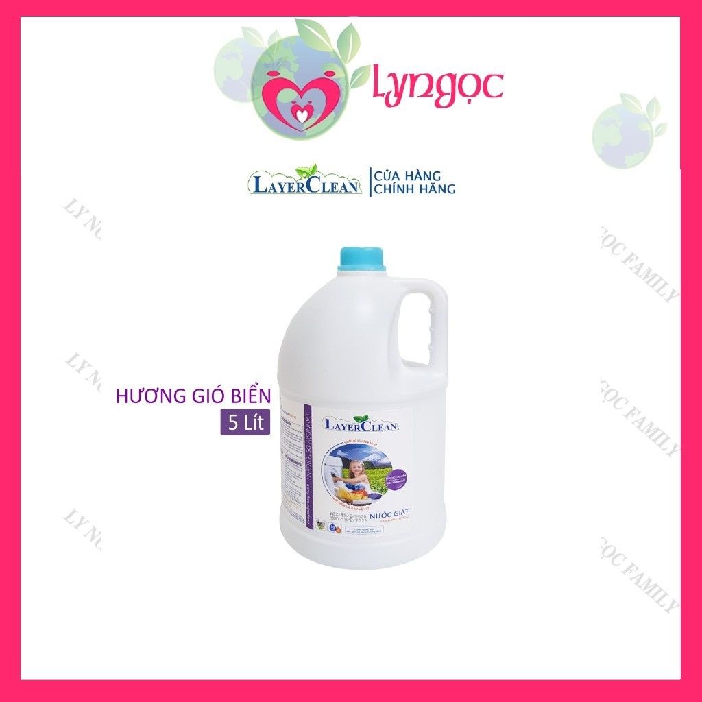Nước giặt hữu cơ Layer Clean - can 5L