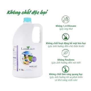 Nước giặt hữu cơ Layer Clean - can 5L