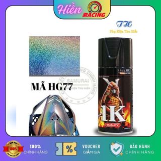 Sơn Xịt Samurai Hiệu Ứng 7 Sắc Cầu Vòng  Hologram - Mã HG77