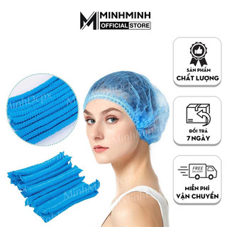 Mũ trùm đầu y tế con sâu - Nón trùm đầu bảo hộ