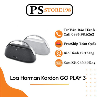 Loa bluetooth harman kardon go play 3 và go play 2 đen pgi - chính hãng pgi