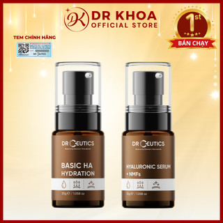 Serum ha drceutics hyaluronic acid basic, ha + nmfs cấp ẩm và căng bóng da