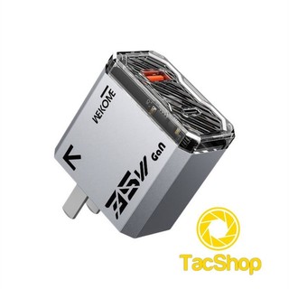 Sạc nhanh wekome wp-u23 2 cổng sạc hỗ trợ sạc nhanh gan 35w chính hãng