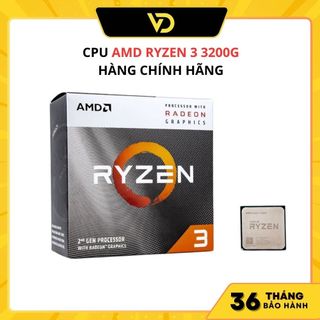 Cpu amd ryzen 3 3200g - bảo hành 36 tháng