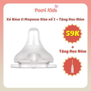 Xả Núm ti bình sữa Moyuum Hàn Quốc chính hãng