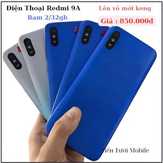 Điện thoại xiaomi redmi 9a,ram 2/32gb,lên vỏ mới tặng sạc