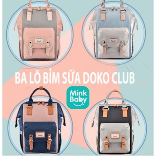 BA LÔ BỈM SỮA DOKO CLUB CHÍNH HÃNG MẪU MỚI 2020