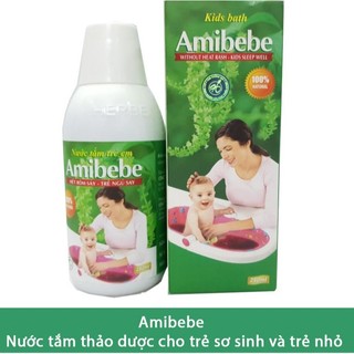 Nước tắm trẻ Em AMIBEBE 250ML (Hàng Việt Nam Chất Lượng Cao)