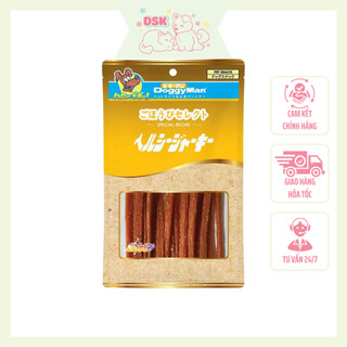 Bánh thưởng cho chó xúc xích gà sấy doggyman - gói 80gr