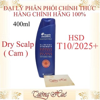 Dầu Gội Sạch Gàu Mỹ Head & Shoulders Clinical Strength Shampoo - 400ml ( Cam )