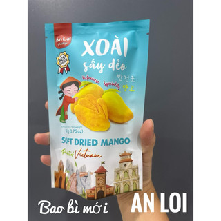 (Sỉ từ 10 gói giá 16k / gói) XOÀI SẤY DẺO AN LỢI 50G  부드러운 말린 망고  SOFT DRIED MANGO đặc sản Việt Nam ăn vặt