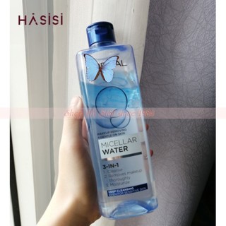 Nước Tẩy Trang 3 IN 1 MICELLAR WATER DEEP CLEANSING 400mL(Nắp Xanh Dương Đậm)