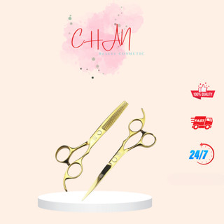 Kéo cắt tóc và tỉa tóc thép không gỉ japan kasho - chan beauty cosmetic