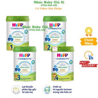Sữa hipp organic combiotic số 1,2,3,4 sữa bột công thức lon 800g date 2026