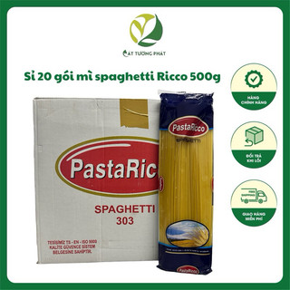 Sỉ 20 gói mỳ ý spaghetti sợi tròn ricco 500g nhập khẩu thổ nhĩ kỳ