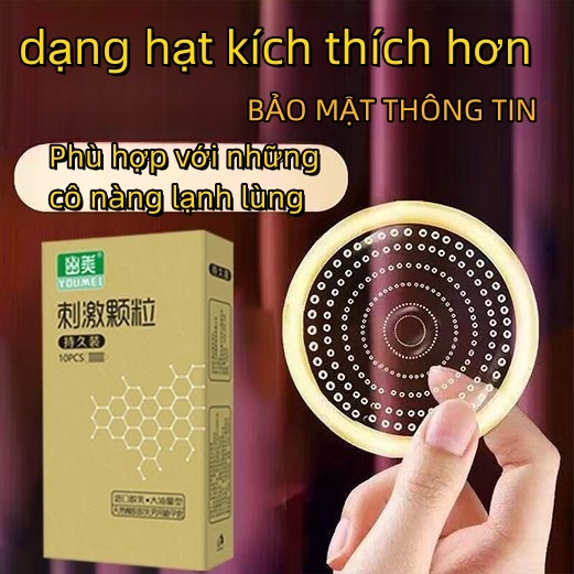 Bao cao su gân gai siêu kích thích Combo,dạng hạt kích thích hơn,Cảm giác như lưỡi mèo,dạng hạt