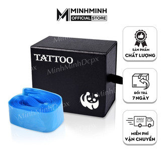 Cuộn dây Nilon xanh bọc máy xăm dùng trong phun xăm hộp 120 dây