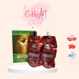 Nhuộm đen không dính da đầu chiết xuất từ quả hạt Macadamia 500ml x 2 - Chan beauty cosmetic