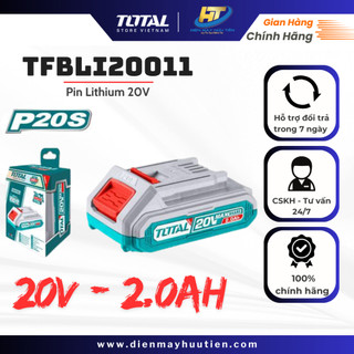 Pin lithium-ion 20v/2.0ah total tfbli20011