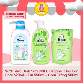 Nước rửa bình sữa dnee organic thái lan chai 620ml - túi 550ml d-nee