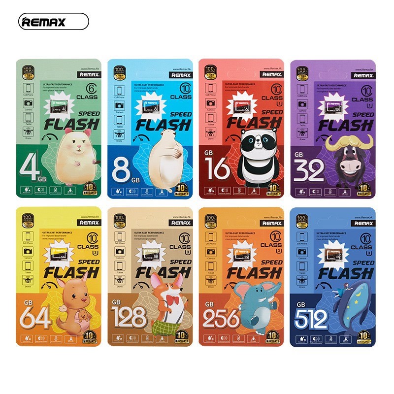 Thẻ Nhớ MICRO SD Remax Class 10 8G/16G/32G/64G