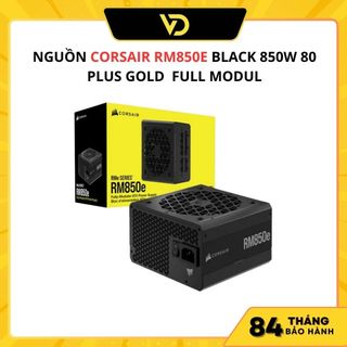 Nguồn corsair rm850e black 850w 80 plus gold full modul