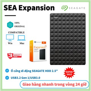 Ổ Cứng Di Động SEAGATE Expansion BLACK  HDD 4TB 2TB 1TB 500GB 2.5" USB 3.0, Siêu Bền, Siêu Tốt, BH 3 năm
