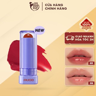 [Nuse by Romand] Son Dưỡng Môi Thuần Chay Có Màu Nuse Color Care Lipbalm 4.3g