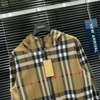 Áo khoác chống nắng nam nữ BBR vải umi dệt hoạ tiết kẻ sọc caro to dày dặn khoá zip cao cấp ACN06P L76