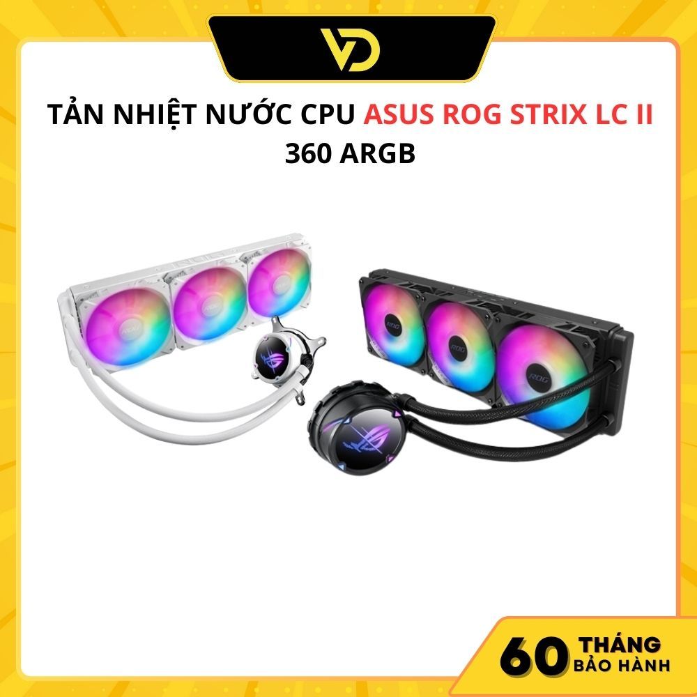 TẢN NHIỆT NƯỚC CPU ASUS ROG STRIX LC II 360 ARGB