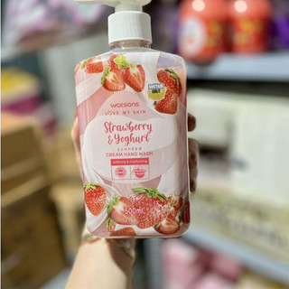 Nước rửa tay Watsons 500ml diệt khuẩn dưỡng ẩm da tay thái lan chính hãng