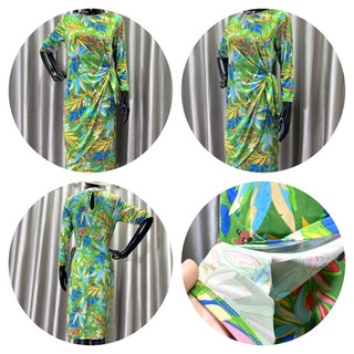ĐẦM KIỂU WRAP IN HOA THUN MỊN ĐẸP