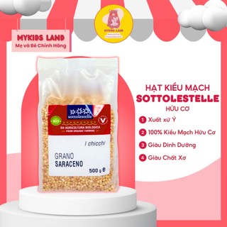 Hạt kiều mạch hữu cơ 500g sottolestelle buckwheat - nấu cháo - ăn dặm - làm sữa hạt