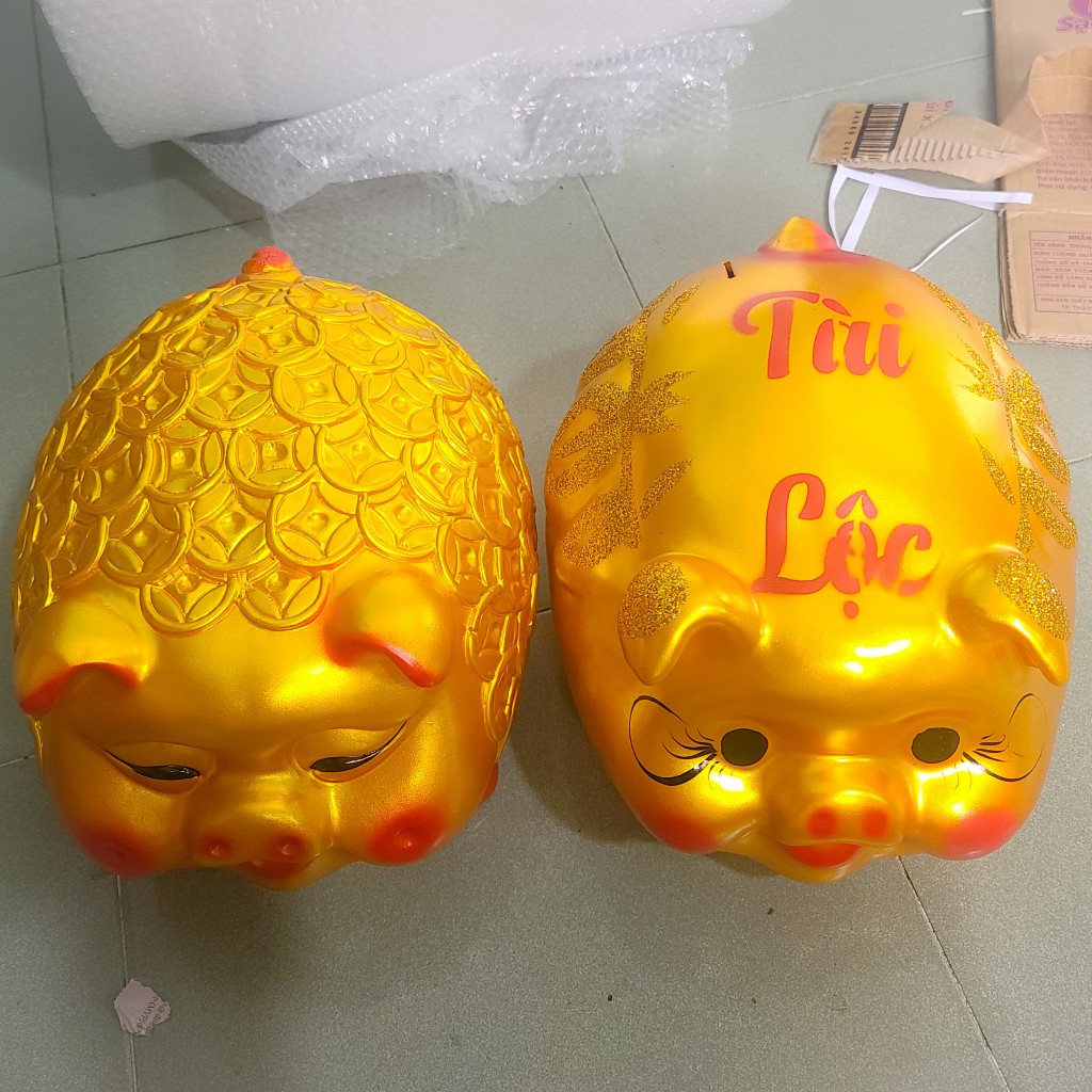 ( Kiểm Tra Hàng Thoải Mái ) Heo đất TRÁI ĐÀO TIÊN, size lớn 32cm