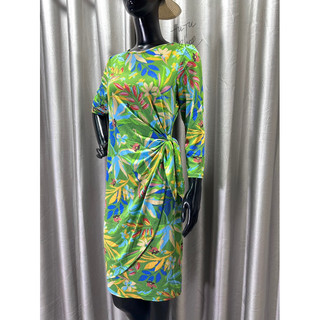 ĐẦM KIỂU WRAP IN HOA THUN MỊN ĐẸP