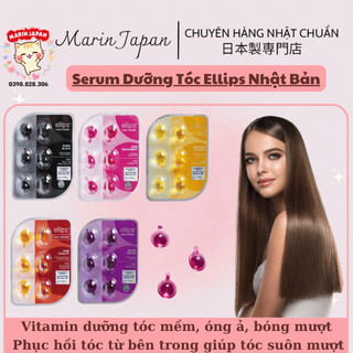 Tinh chất Vitamin dưỡng tóc Ellips , Sasha, Miranda hair vitamin hàng nội địa Nhật Bản.