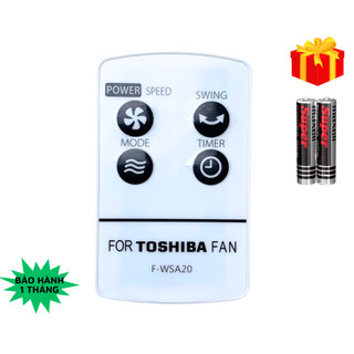 Remote điều khiển quạt toshiba mã 01, điều khiển quạt toshiba fan - tặng kèm pin