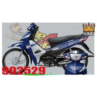 Tem rời wave 110cc xanh dương tem dán xe 110cc -ảnh thật -#temxemay#decal #wave #wave110 #wave110cc