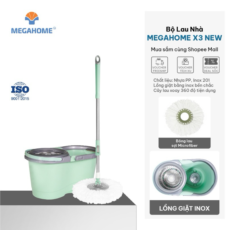 Bộ lau nhà X3 megahome