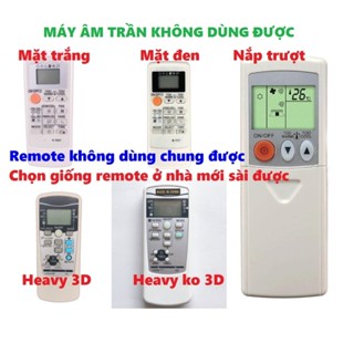 Remote máy lạnh Mitsubishi treo tường - Chọn giống remote cũ ở nhà mới sài được, 3 mẫu này khôg dùng chung được